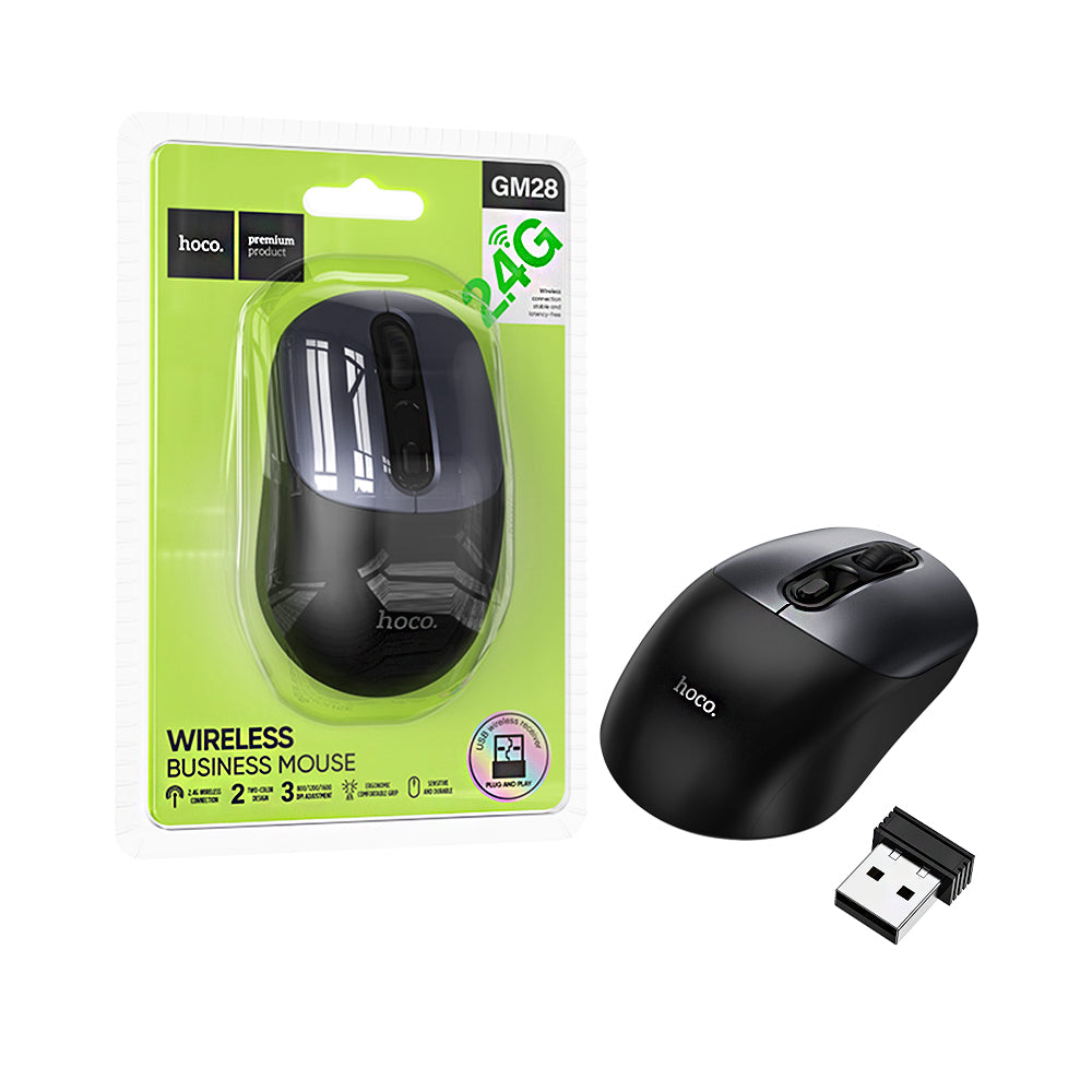 Souris Sans Fil HOCO GM28 - Noir